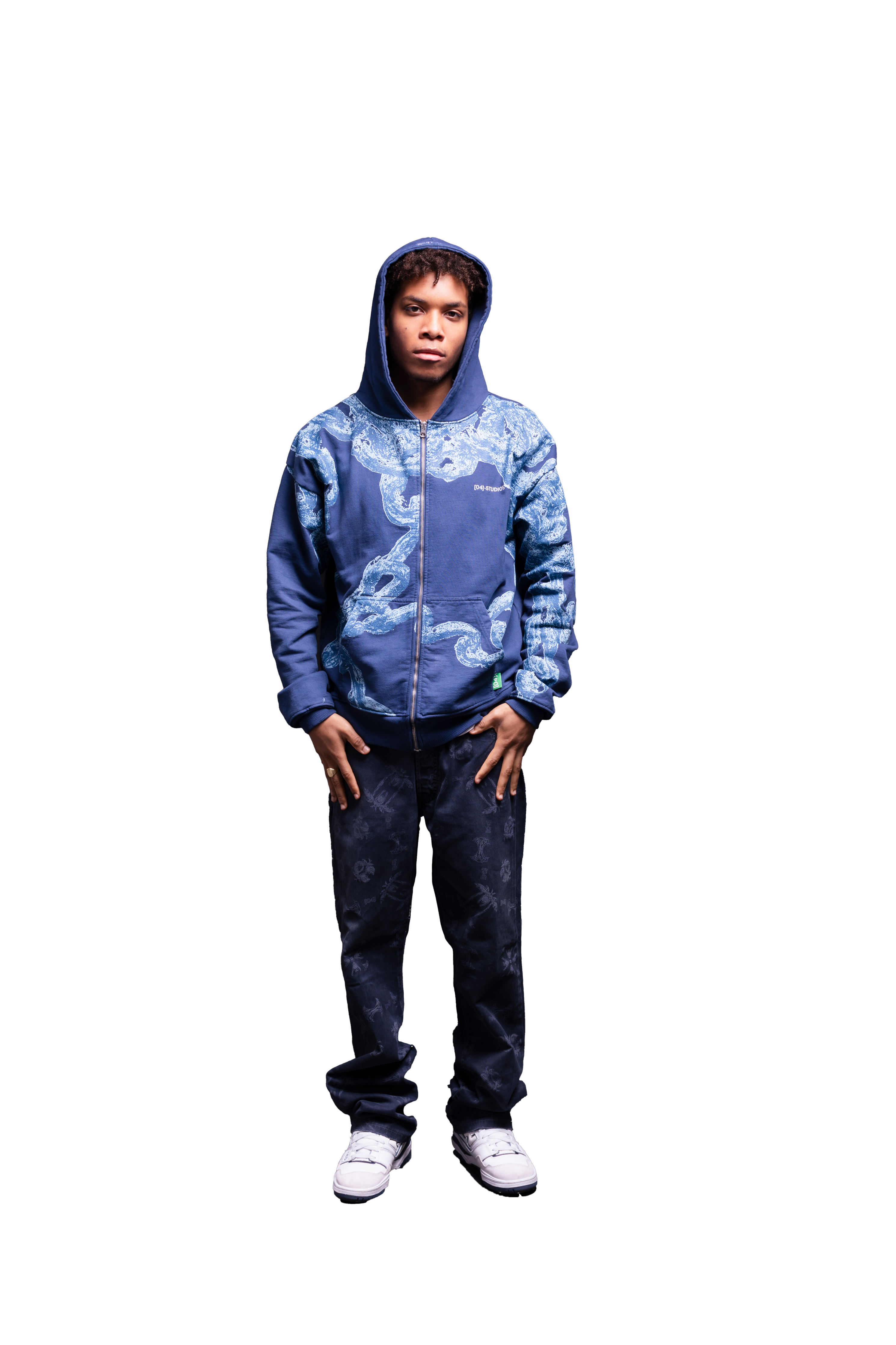 TWIG CHAIN HOODIE / WITHOUT ZIP