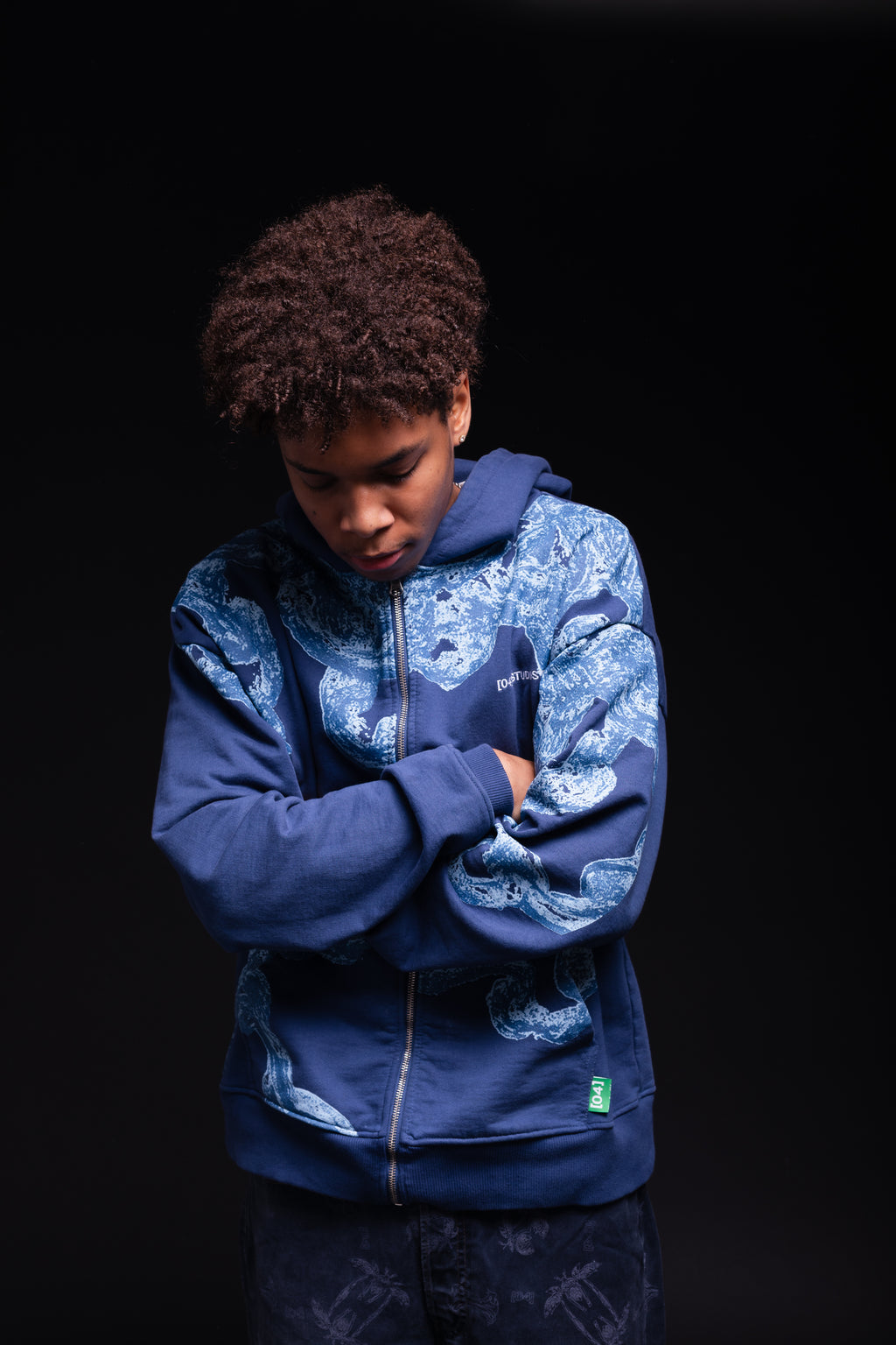 TWIG CHAIN HOODIE / WITHOUT ZIP